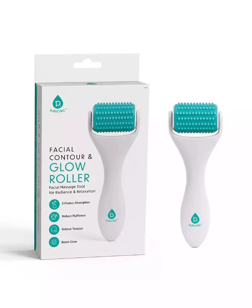PURSONIC Facial Contour & Glow Roller – Revitalize, Refresh & Radiate