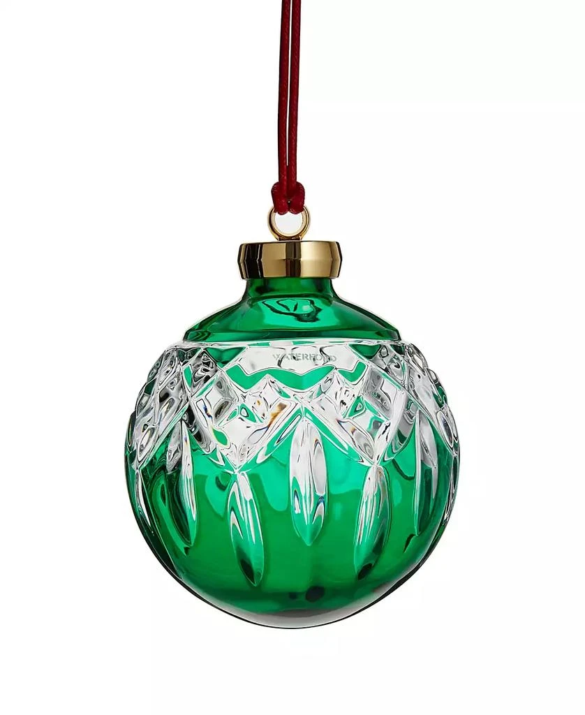 Waterford Crystal Lismore Bauble Green 1