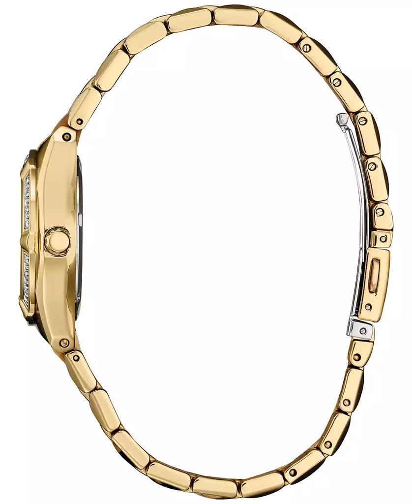 Citizen Eco-Drive Women's Corso Diamond (1/10 ct. t.w.) Gold-Tone Stainless Steel Bracelet Watch 28mm