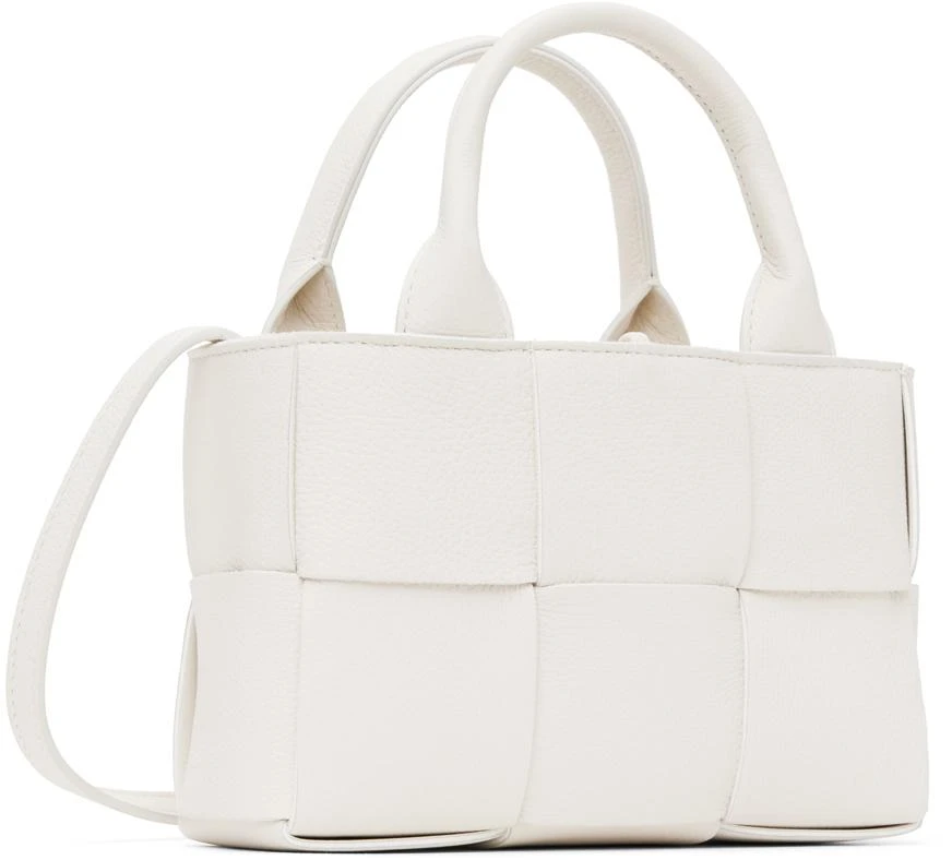 Bottega Veneta White Mini Arco Tote 3