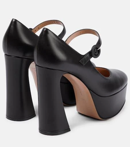 Gianvito Rossi Mary Jane leather platform pumps 3
