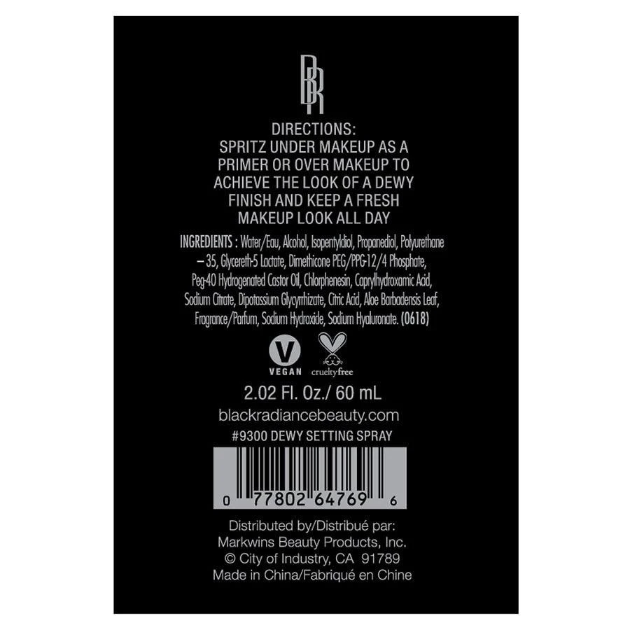 Black Radiance Dewy Setting Spray 2