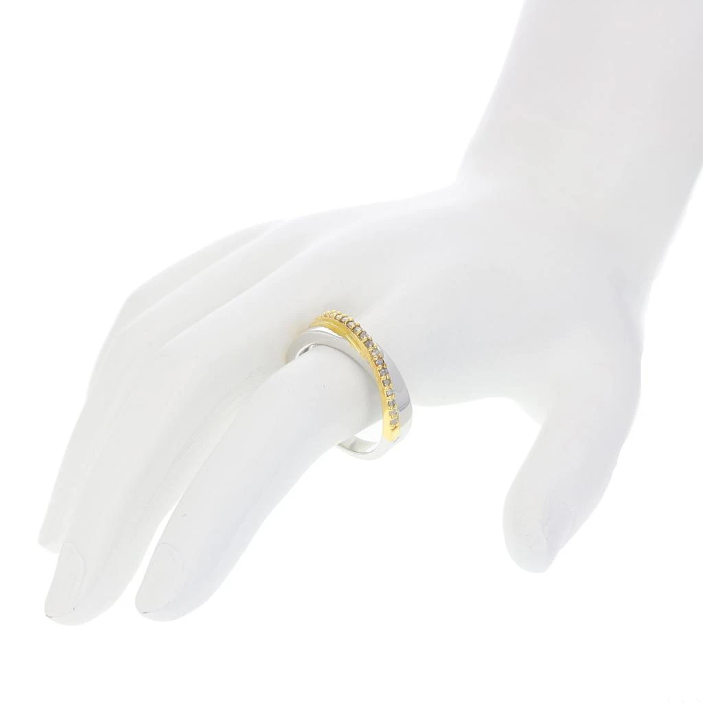 Vir Jewels 1/10 CT Diamond Wedding Band Sterling Silver 3