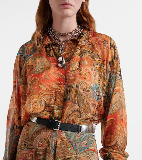 ETRO Leather-trimmed belt 2