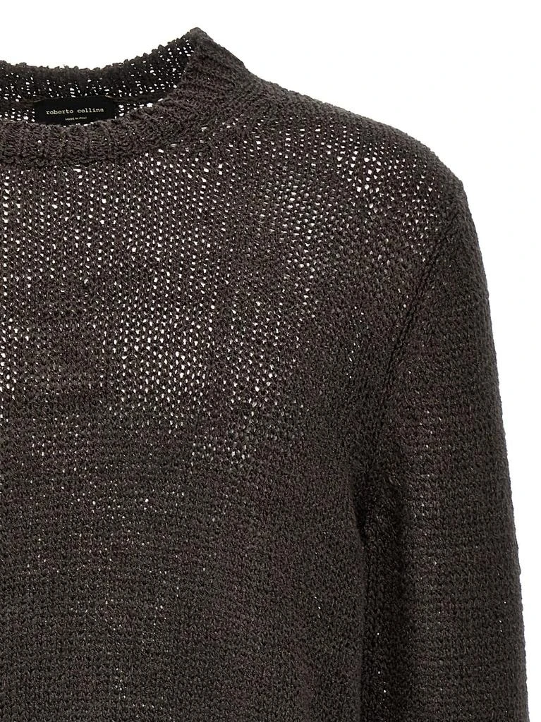 ROBERTO COLLINA Roberto Collina Crewneck Mesh Sweater 3