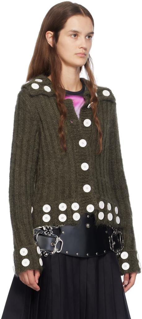 CHOPOVA LOWENA Gray Starboard Cardigan