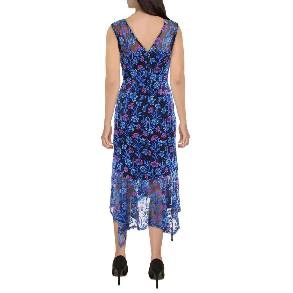 Kensie Womens Illusion Long Cocktail And Party Dress 2