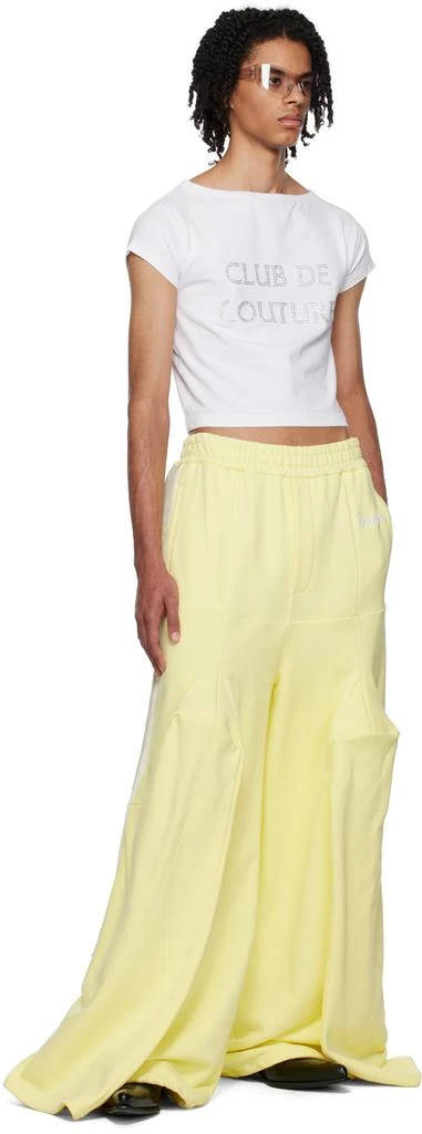 ANONYMOUS White Appliqué T-Shirt 4