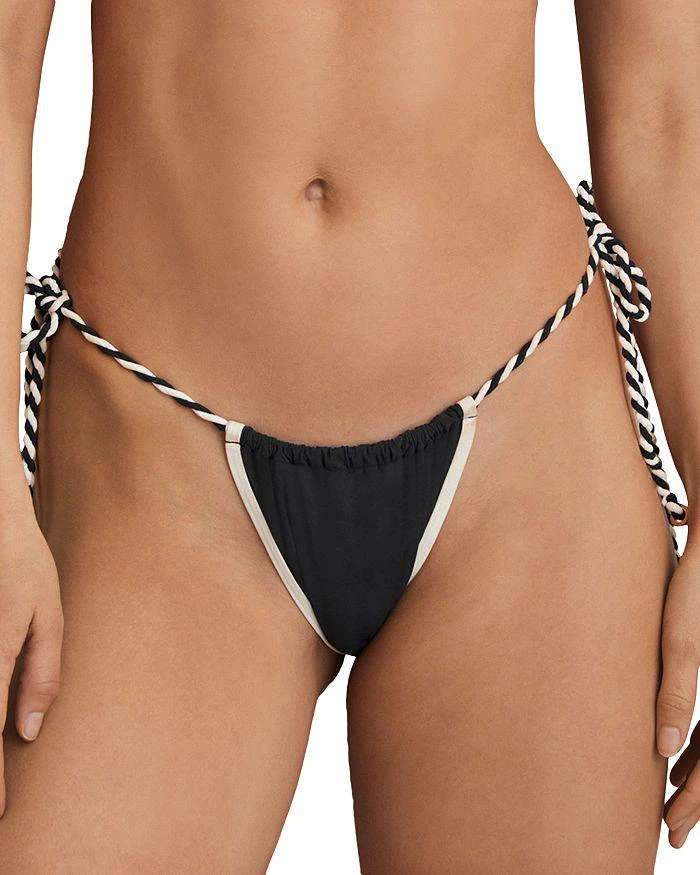 REISS Effie Tie Side Bikini Bottom