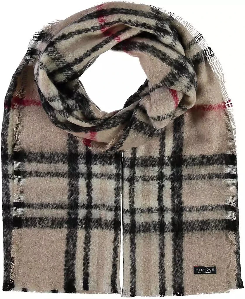 Fraas Plaid Boucle Wrap 1