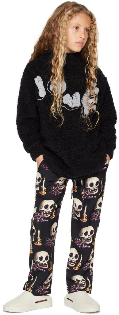 Endless Joy Kids Black Momento Mori Lounge Pants 4