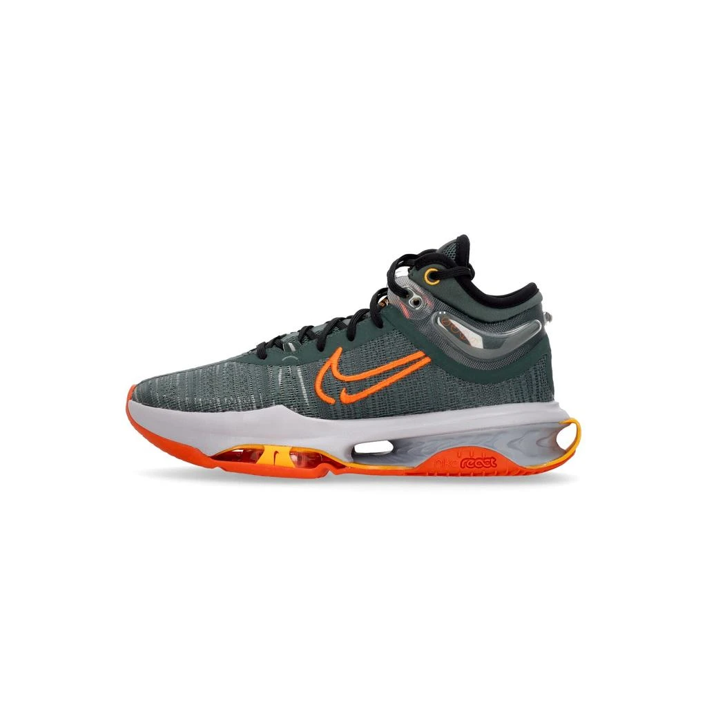 NIKE Men's Basketball Shoe Air Zoom G.t. Jump 2 Vintage Green/safety Orange/black/fir 1