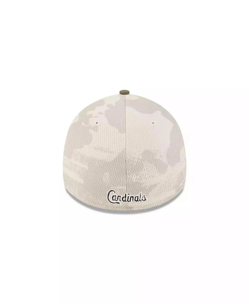 New Era Men's Light Beige/Olive St. Louis Cardinals 2025 Armed Forces Day 39THIRTY Flex Hat 5