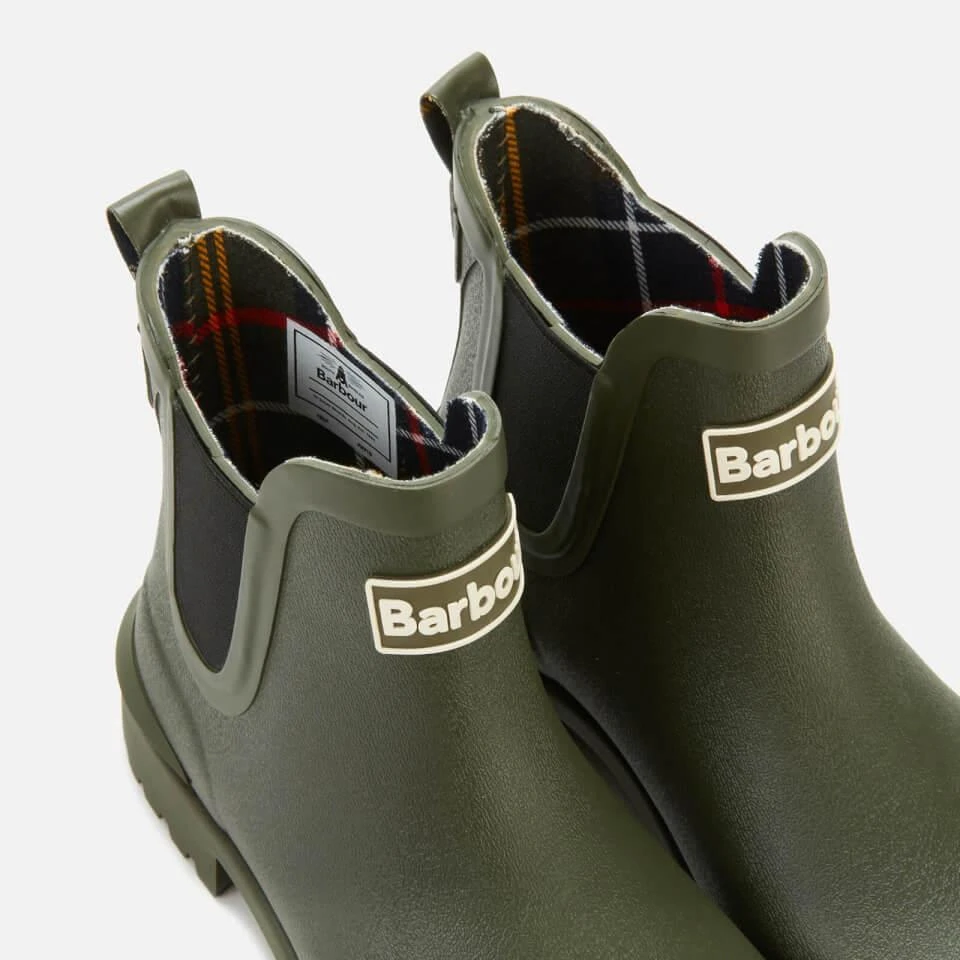 Barbour BARBOUR WOMEN'S WILTON CHELSEA WELLIES - OLIVE 4