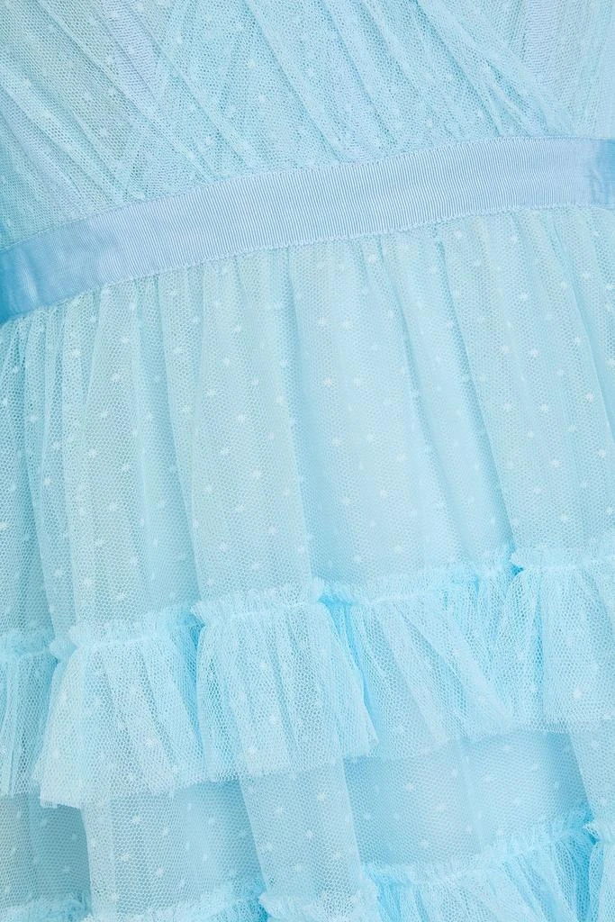 Huishan Zhang Marybell tiered point d'esprit gown 4