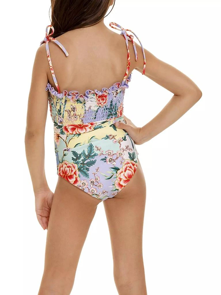 Agua Bendita Little Girl's &amp; Girl's Diving Into Dreams Lewis Korin One-Piece Swimsuit 5