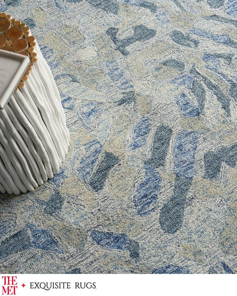 Exquisite Rugs Botanica Hand-Tufted Blue Rug, 10' x 14' 7