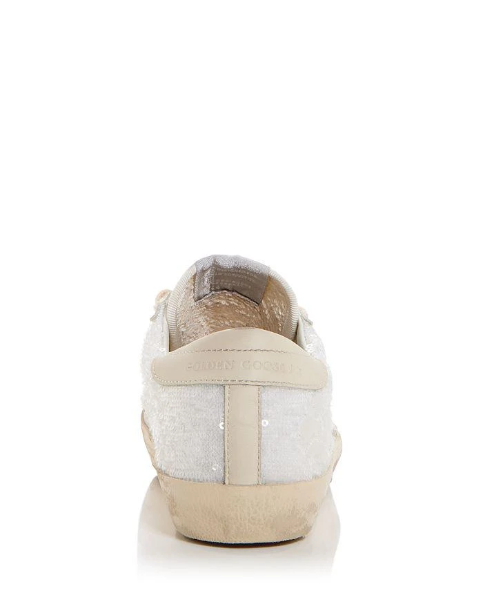 Golden Goose Women's Super-Star Sequin Embellished Low Top Sneakers 4