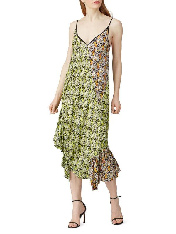 Brøgger Joyce Floral Asymmetric Midi Slip Dress 1