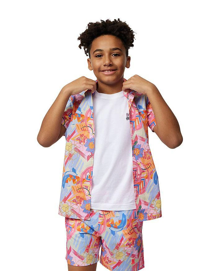 Psycho Bunny Boys' Benton Camp Shirt - Little Kid, Big Kid 2