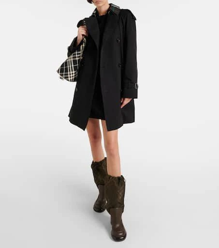 Burberry Burberry Check knee-high boots 2