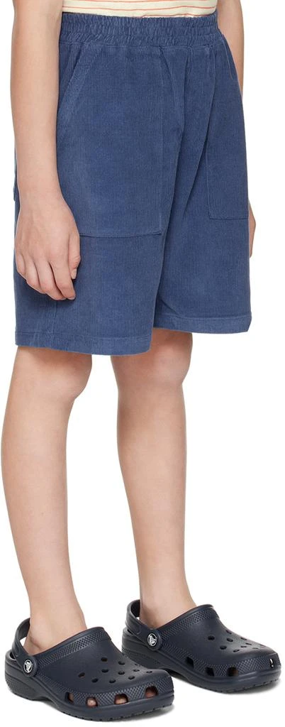 OOPS MY BOY Kids Navy Embroidered Shorts 2
