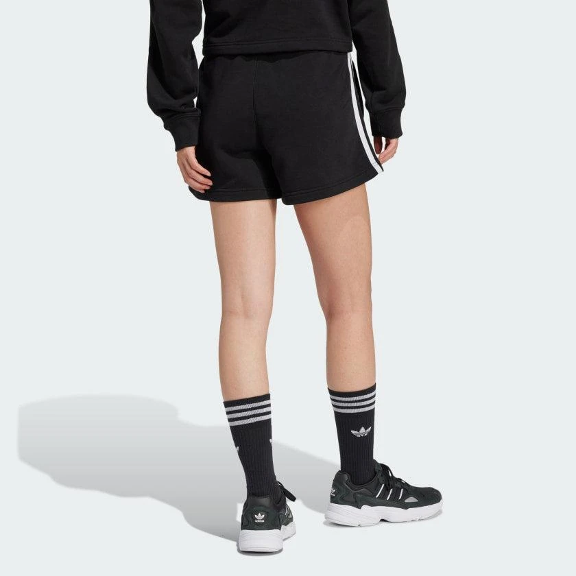 adidas Women's  Adicolor 3-Stripes French Terry Shorts 2