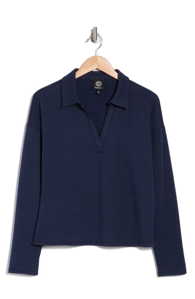 Bobeau Stella Collared Fleece Pullover 3