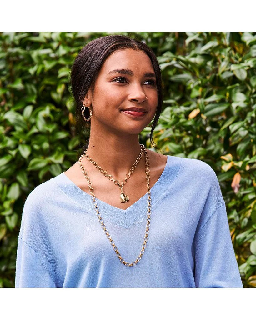 Capucine De Wulf Love Heart Pendant in 18K Gold Plated 4