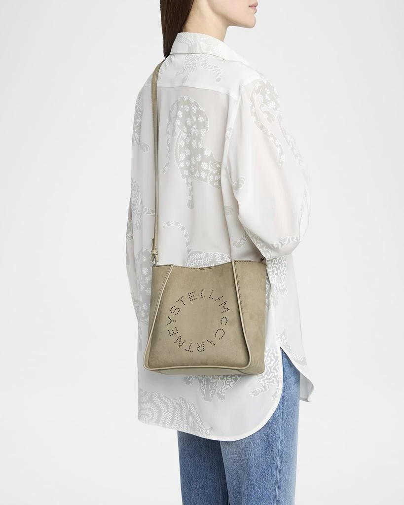 Stella McCartney Alter Suede Piped Crossbody Bag 2