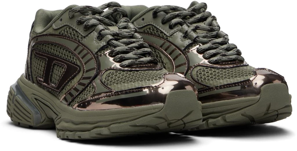 Diesel Kids Khaki S-Pro-V-Dense Low Sneakers 4