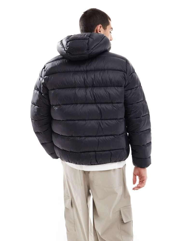 CHAMPION Champion Legacy hooded puffer jacket in black 2