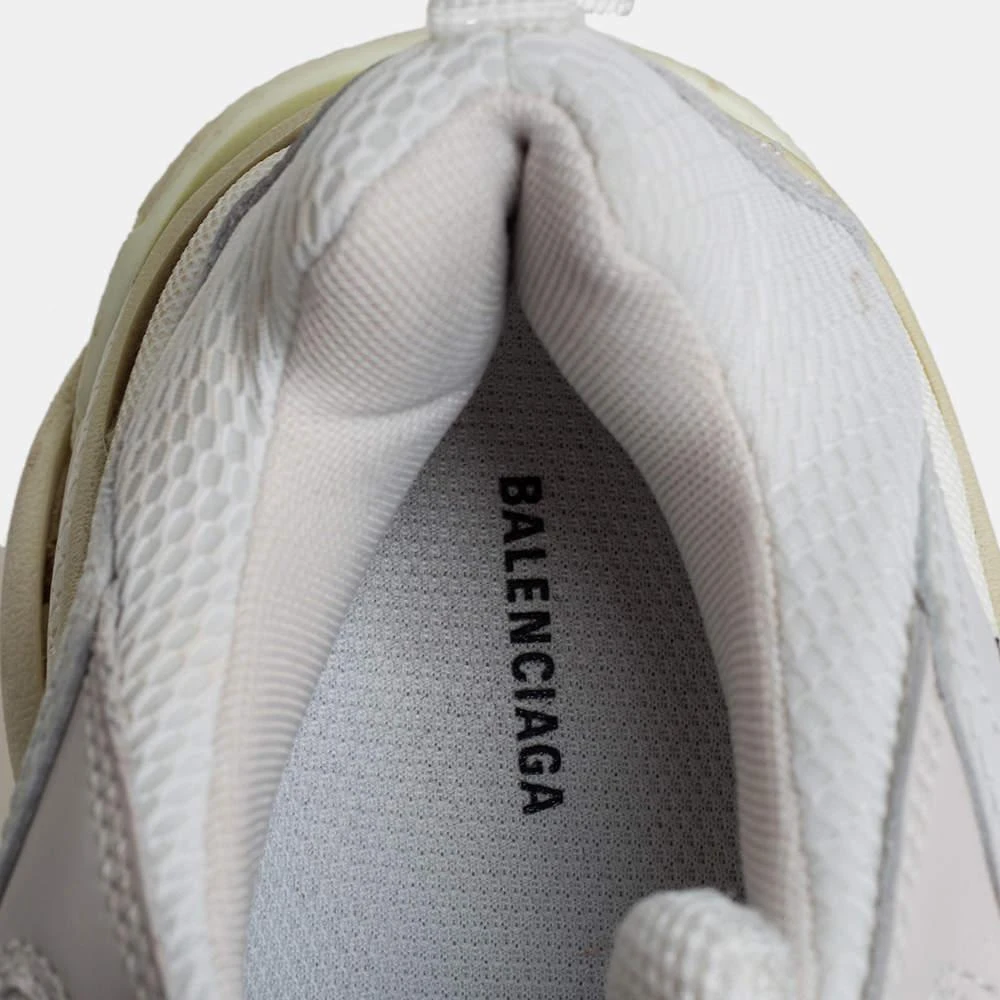 Balenciaga Balenciaga Grey Mesh And Leather Triple S Sneakers Size 38 7