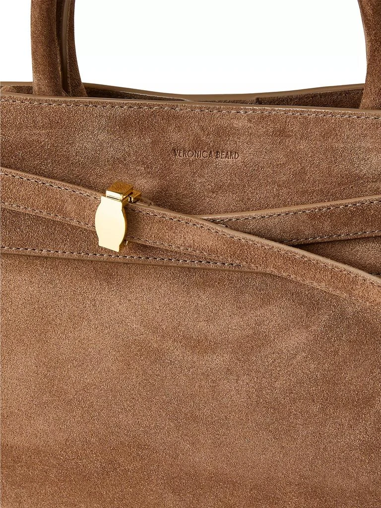 VERONICA BEARD Small Veronica Beard Suede Top Handle Dash Bag 4