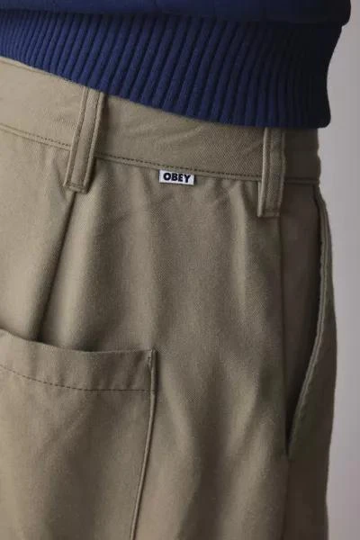Obey OBEY Oliver Relaxed Fit Pleated Pant 5