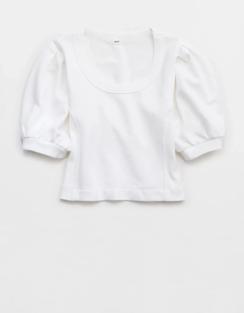 Aerie Aerie Seams Right Short Sleeve Sweatshirt 3