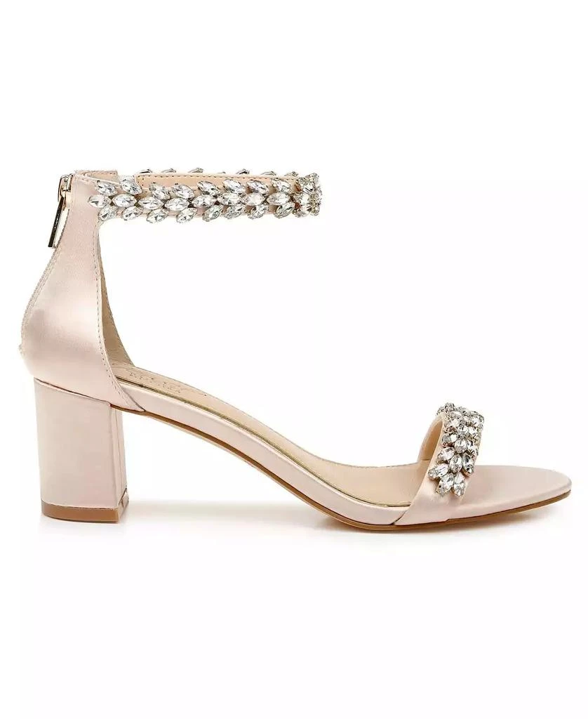 Badgley Mischka Women's Bronwen Block Heel Evening Sandals 2