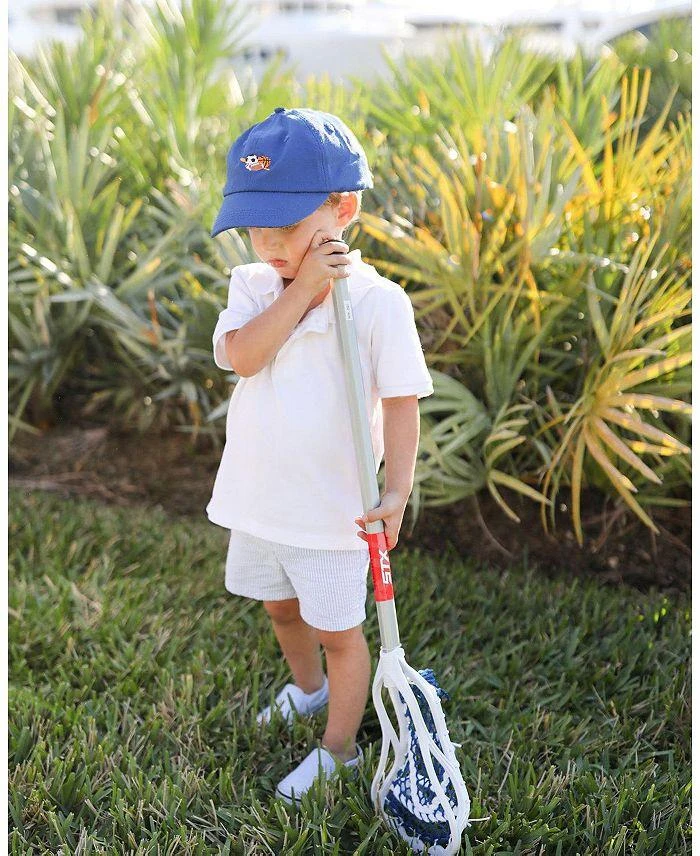 Bits & Bows Boys' Sports Baseball Hat in Blue - Little Kid 3