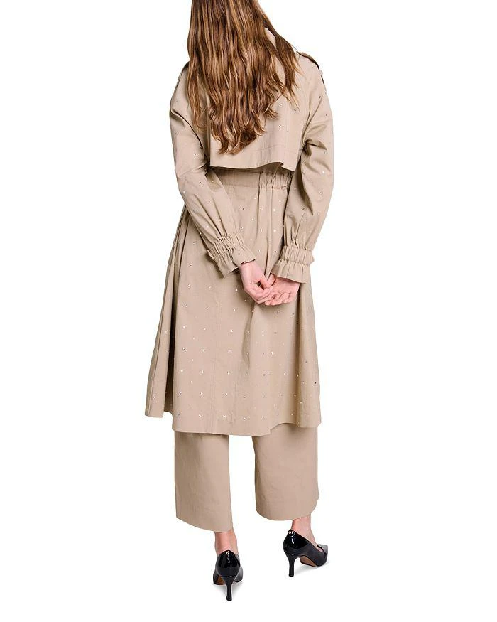 Maje Go Studs Trench Coat 3