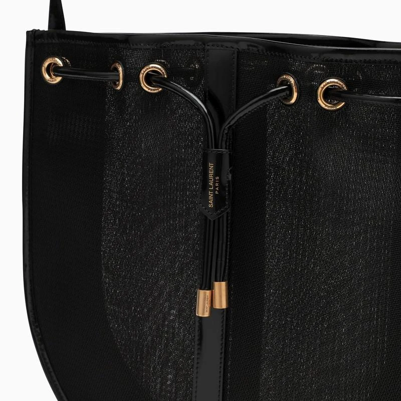 Saint Laurent Black mesh shoulder bag 6