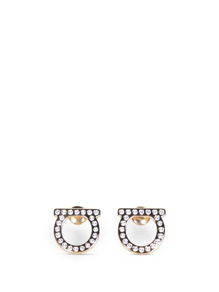 Salvatore Ferragamo Salvatore Ferragamo Gancini Crystals Earrings 3