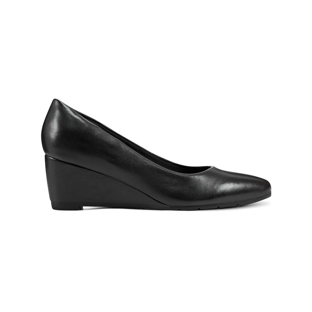 Easy Spirit Women's Eflex Jinger Slip-On Closed Toe Dress Wedge Pumps 2