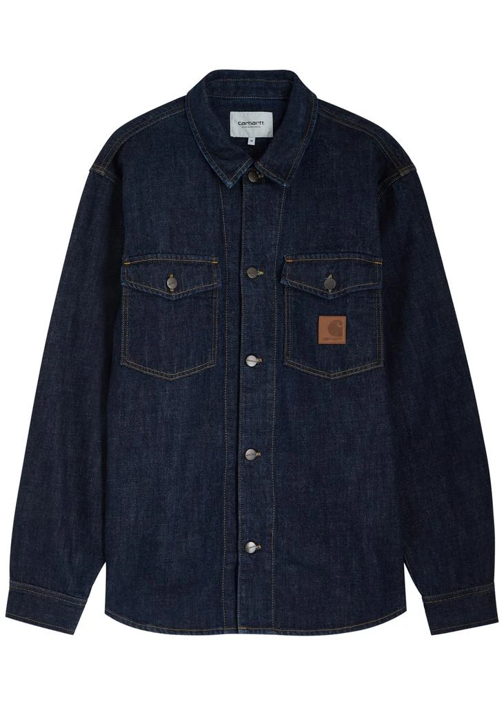 Carhartt WIP Lincoln logo denim overshirt 1