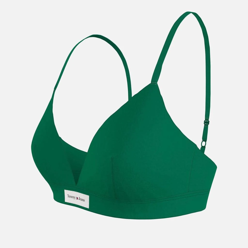 Tommy Hilfiger Tommy Hilfiger Unlined Recycled Cotton-Jersey Triangle Bra 4