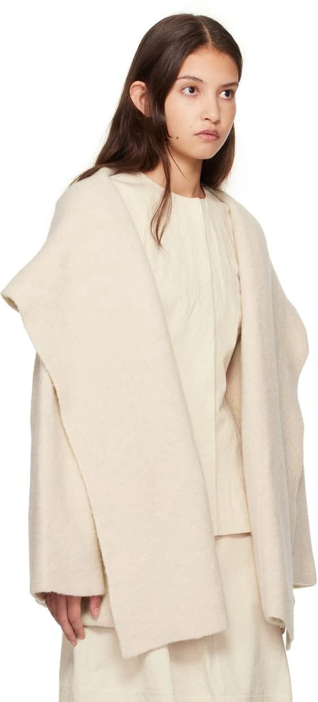 LAUREN MANOOGIAN Off-White Double Face Coat 2