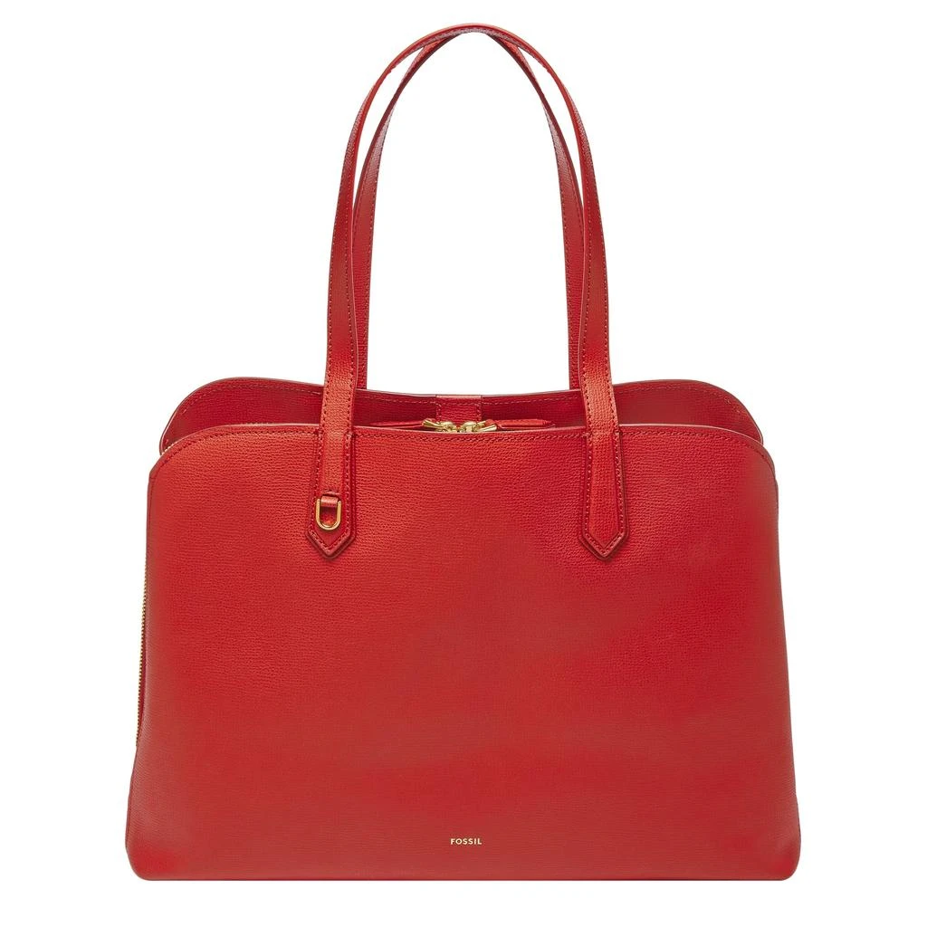 Fossil Women's Wren Leather Work Tote 1