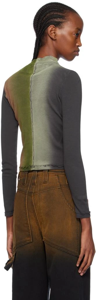 Eckhaus Latta Multicolor Lapped Baby Turtleneck 3