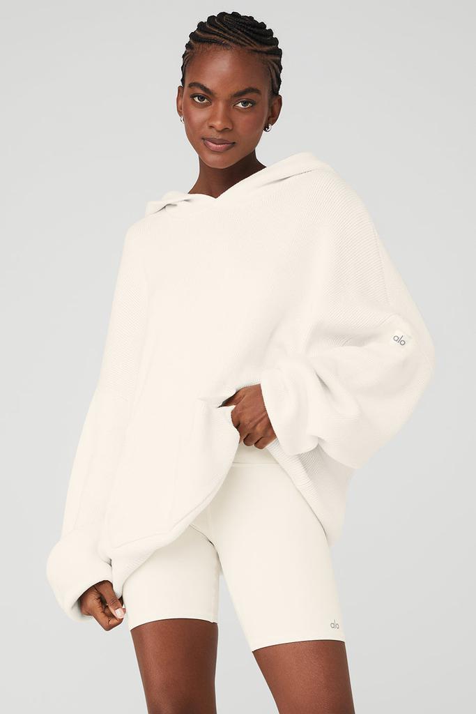 Alo Scholar Hooded Sweater - Ivory