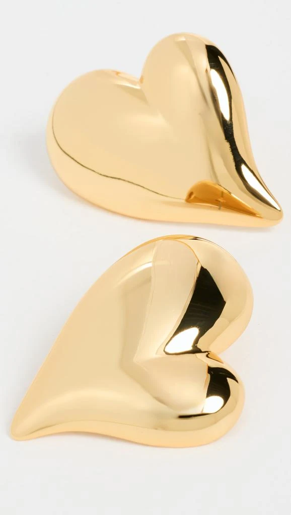 Jenny Bird Mega Art Heart Button Earrings 4