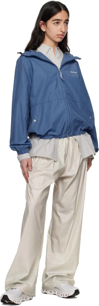 Snow Peak Blue Light Mountain Cloth Zip Up Jacket 4